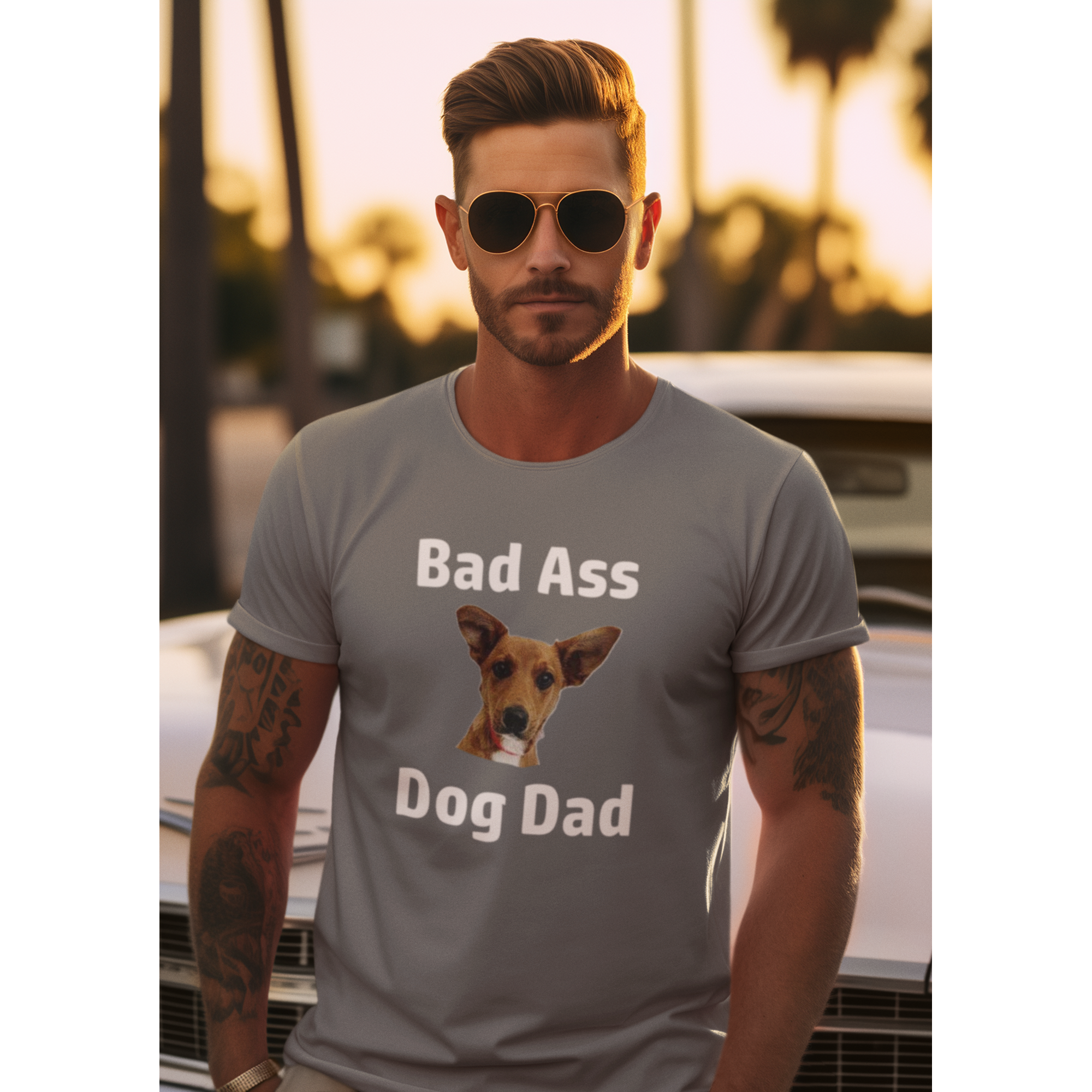 "Dog Dad" Custom T-Shirt