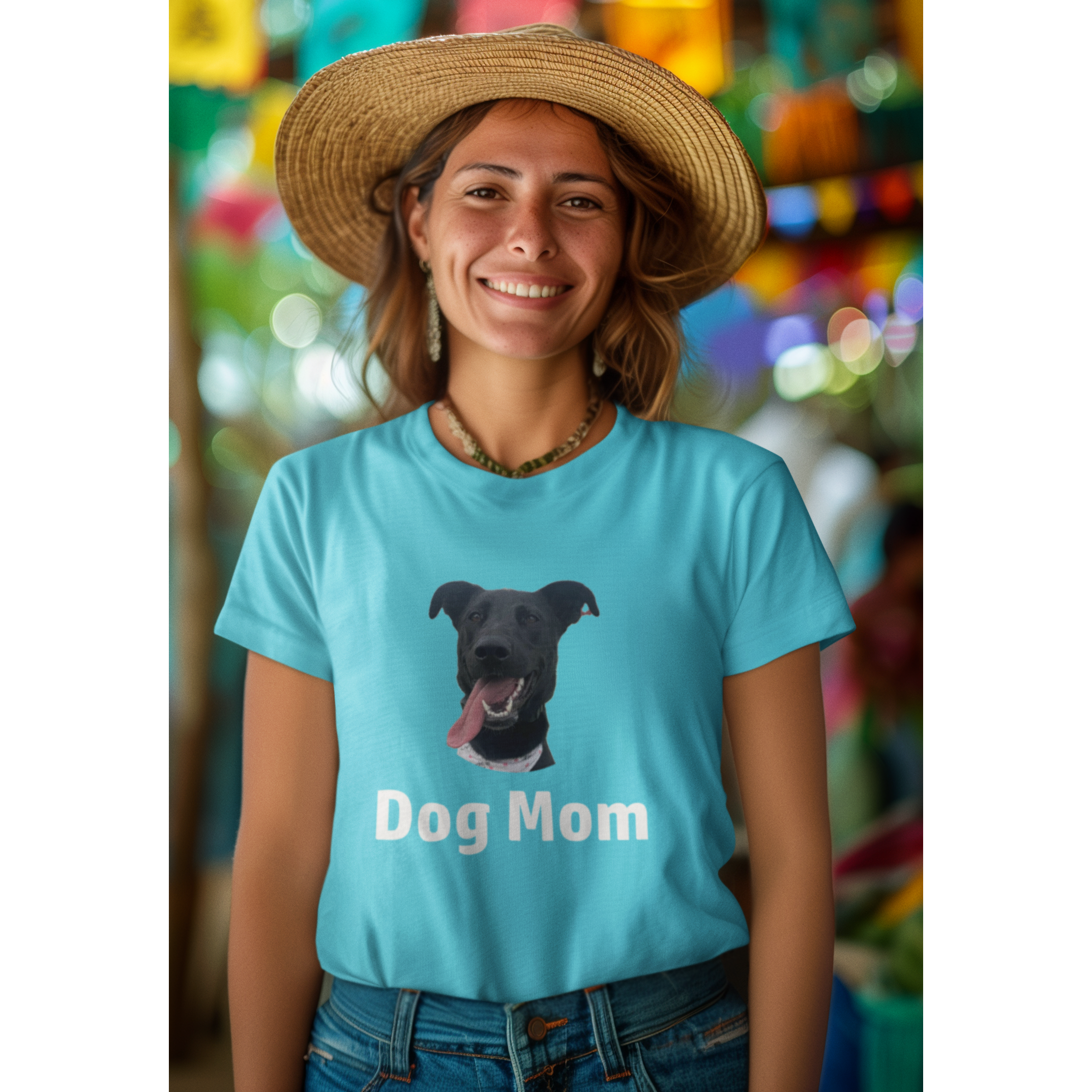 "Dog Mom" Custom T-Shirt